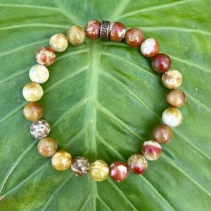 8mm green serpentine ✨